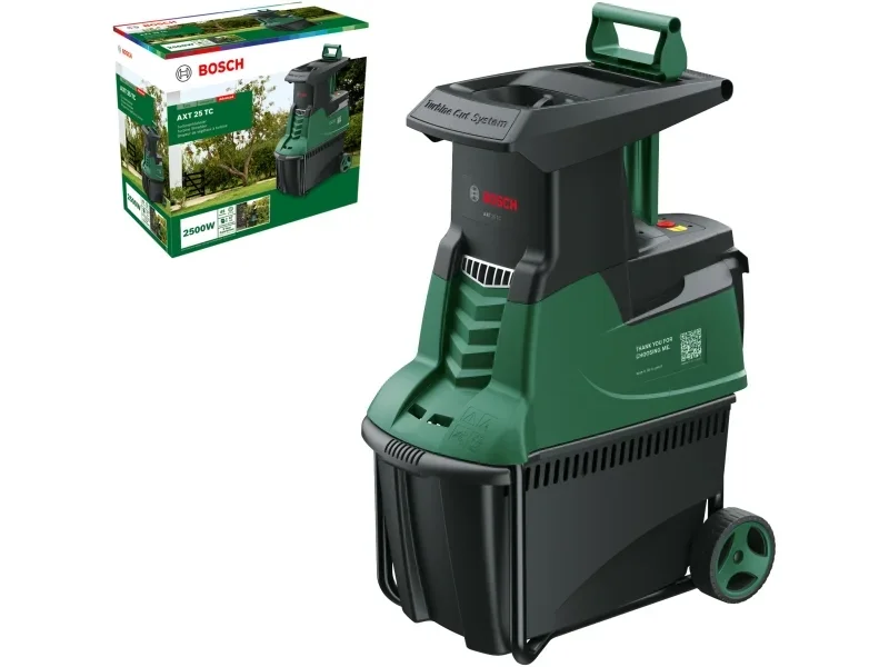 Bosch AXT 25 TC Gartenhäcksler Turbinen Schnittsystem