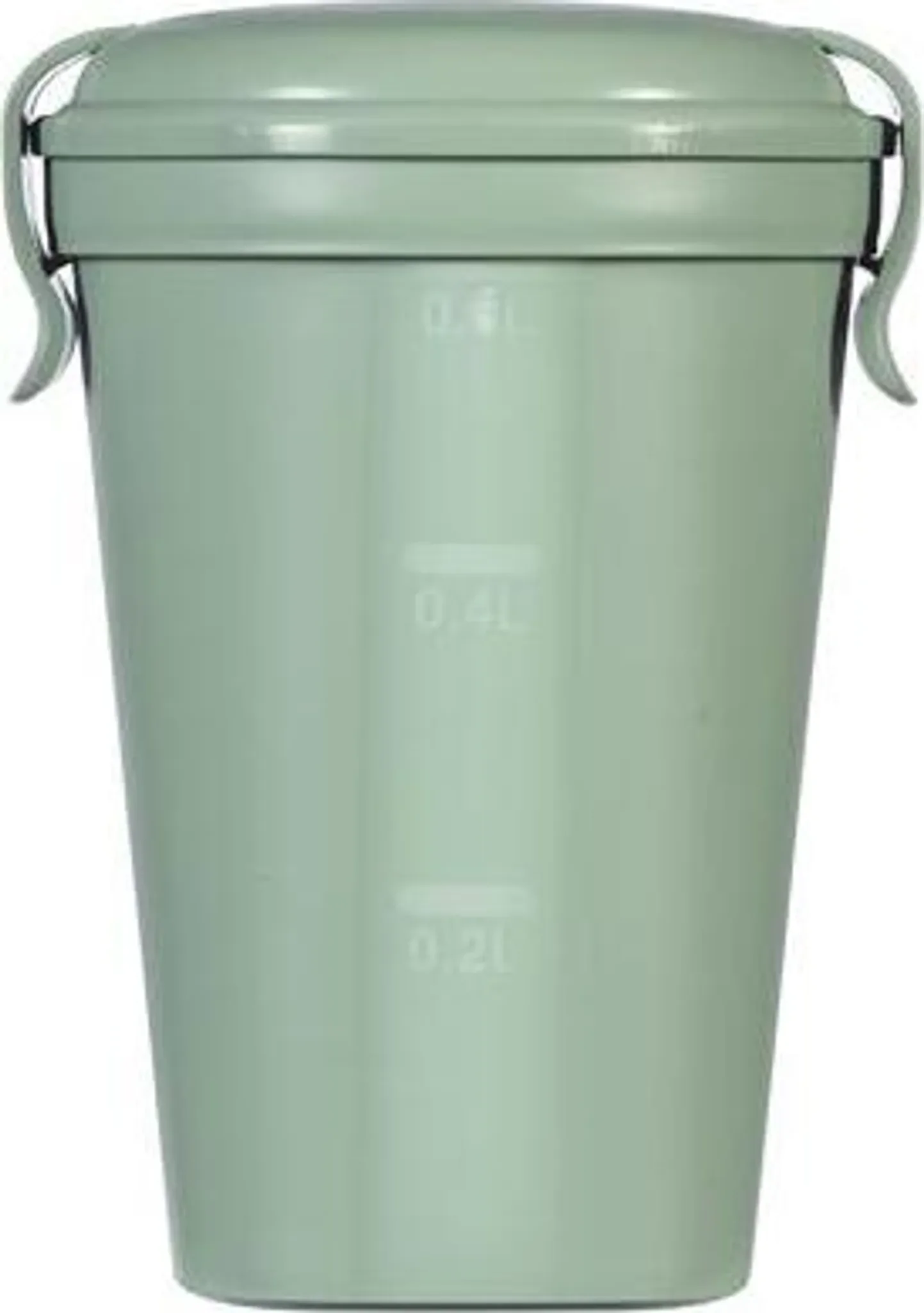 Curver – Lunch&Go Snack-Becher, 0,6 L, aus recyceltem Kunststoff