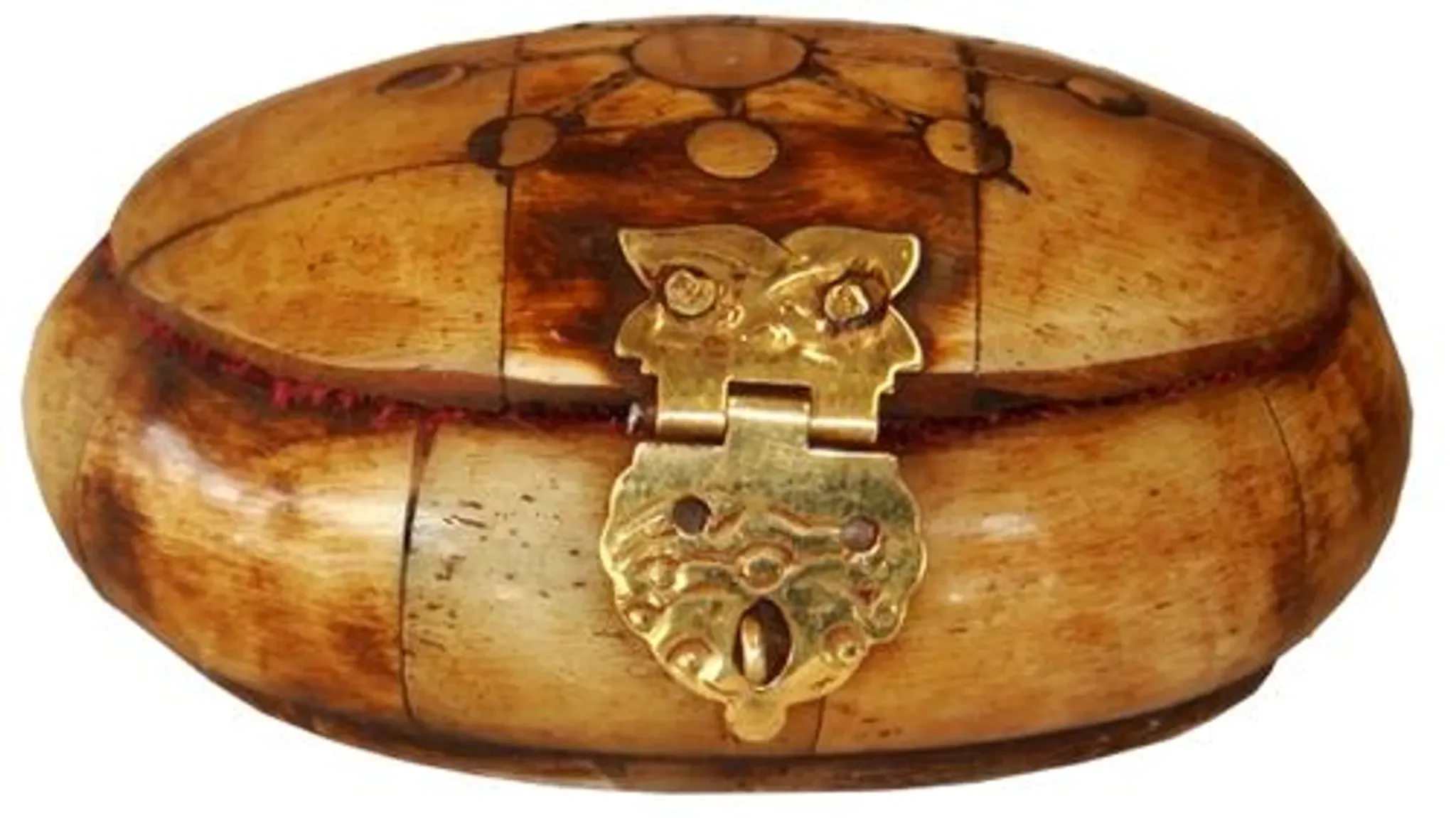 Artasia Schatulle aus Bone – Oval, Klein