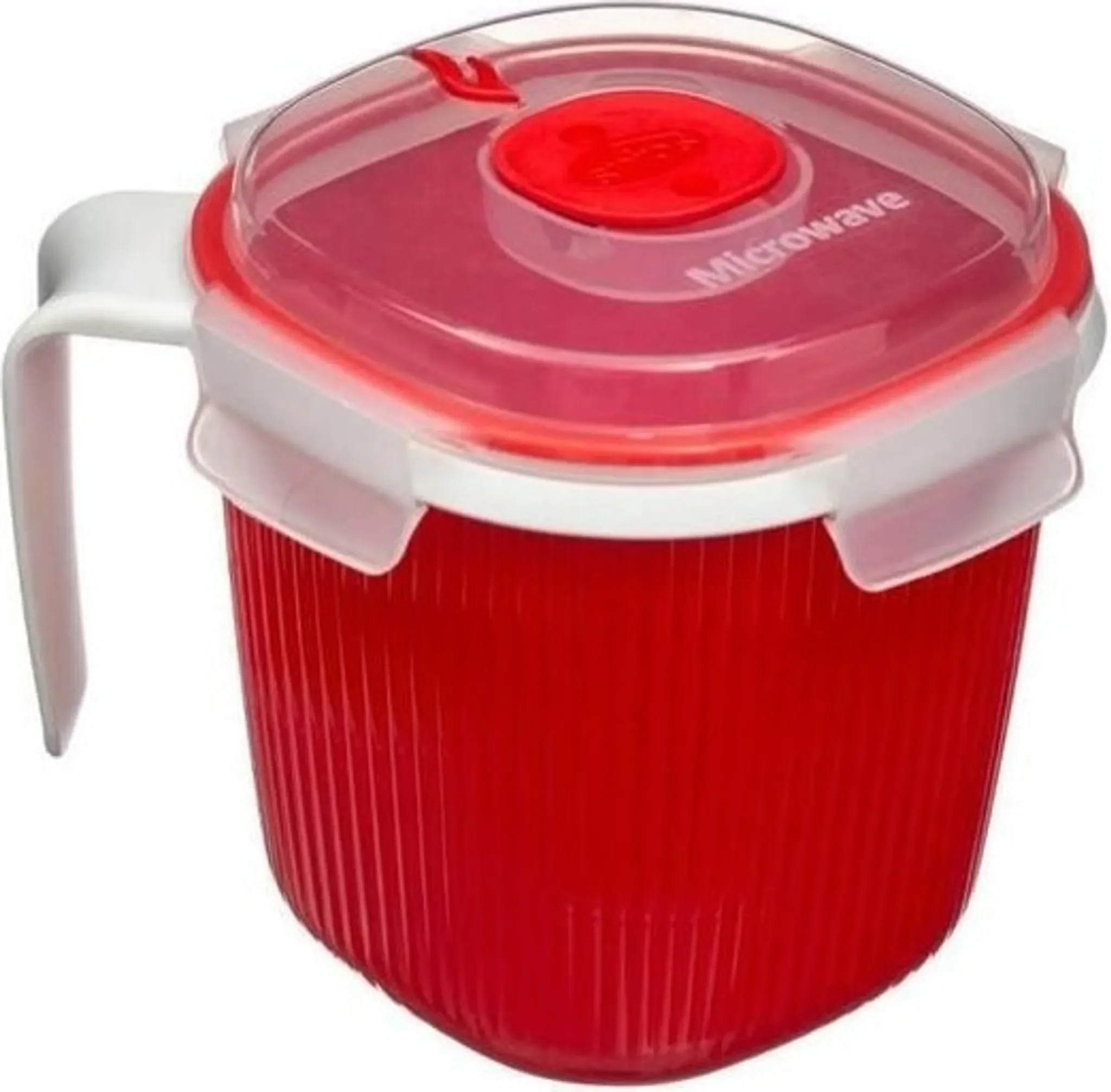 Snips – Mikrowellen-Tasse mit Deckel & Griff, 0,7 L, eckig