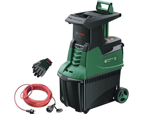Bosch AXT 25 TC Turbinenhäcksler mit 25 m Verlängerungskabel