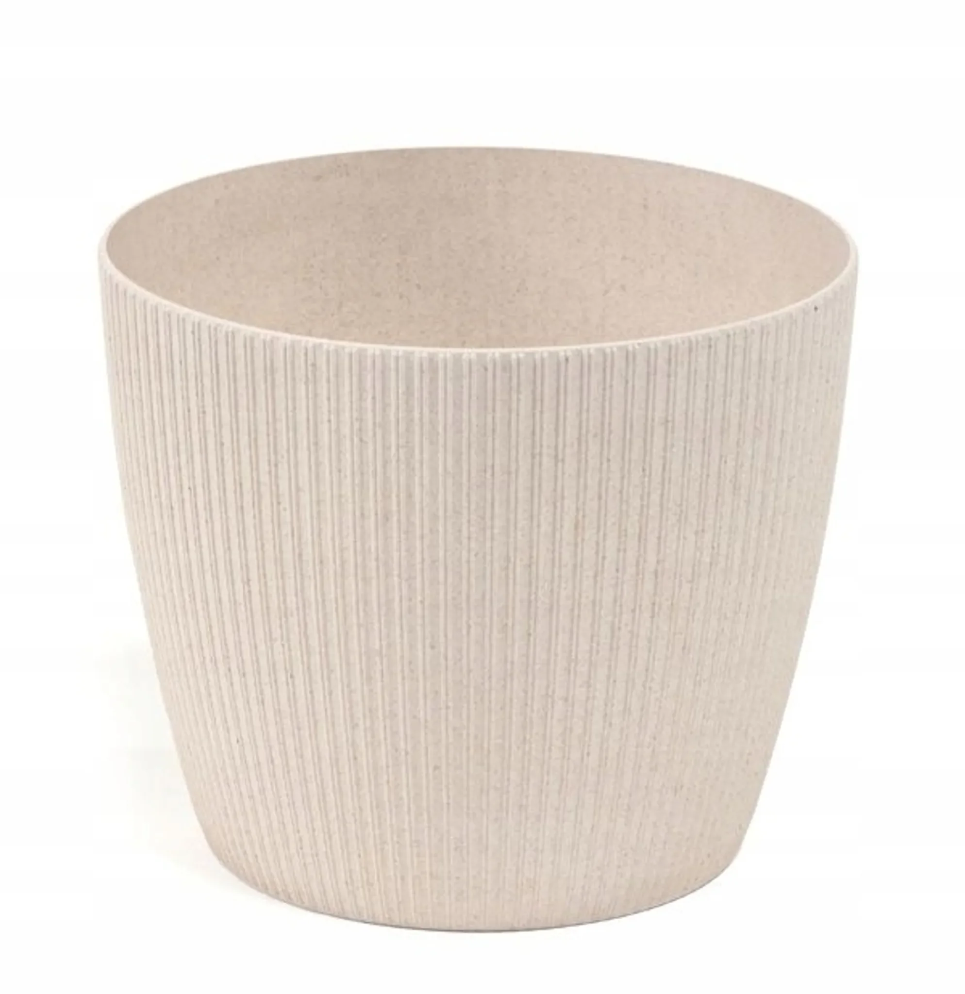 Lamela Blumentopfhülle „Magnolia Jumper“ – 14 cm, beige