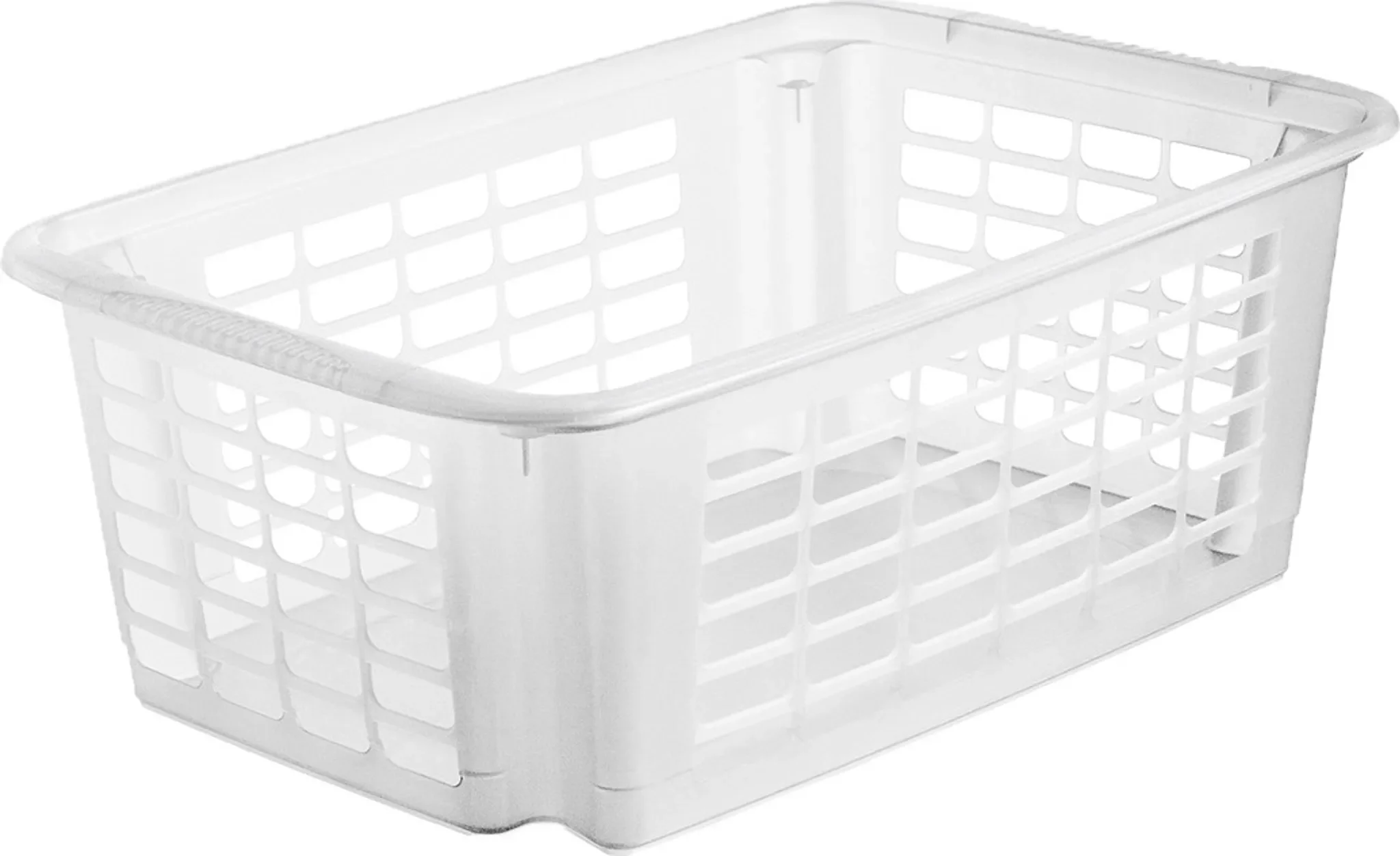 Rotho – Drehstapelkorb „REVERSO“, 18 L, transparent