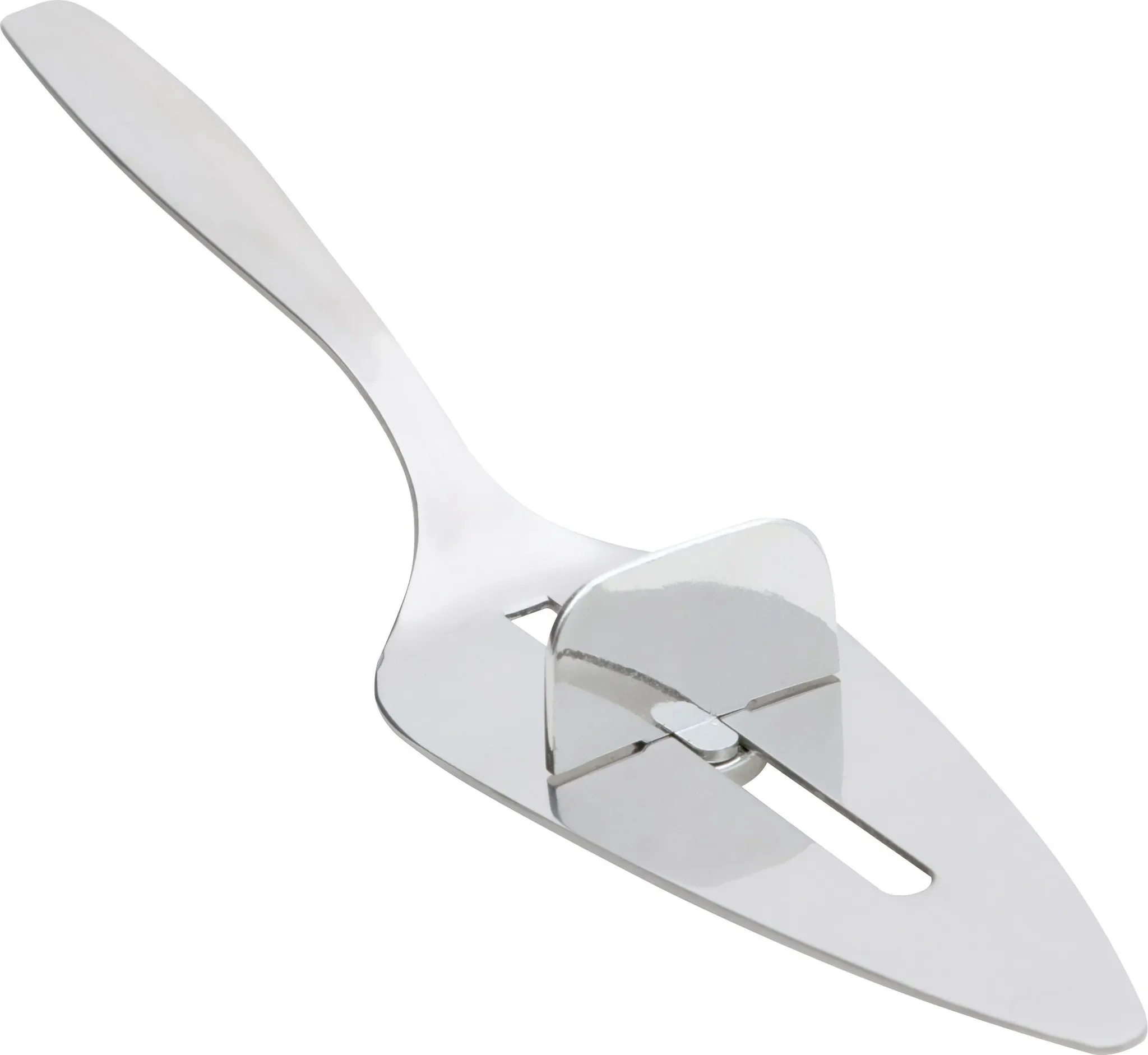 Edelstahl Tortenheber mit Abstreifer – 21,5 cm