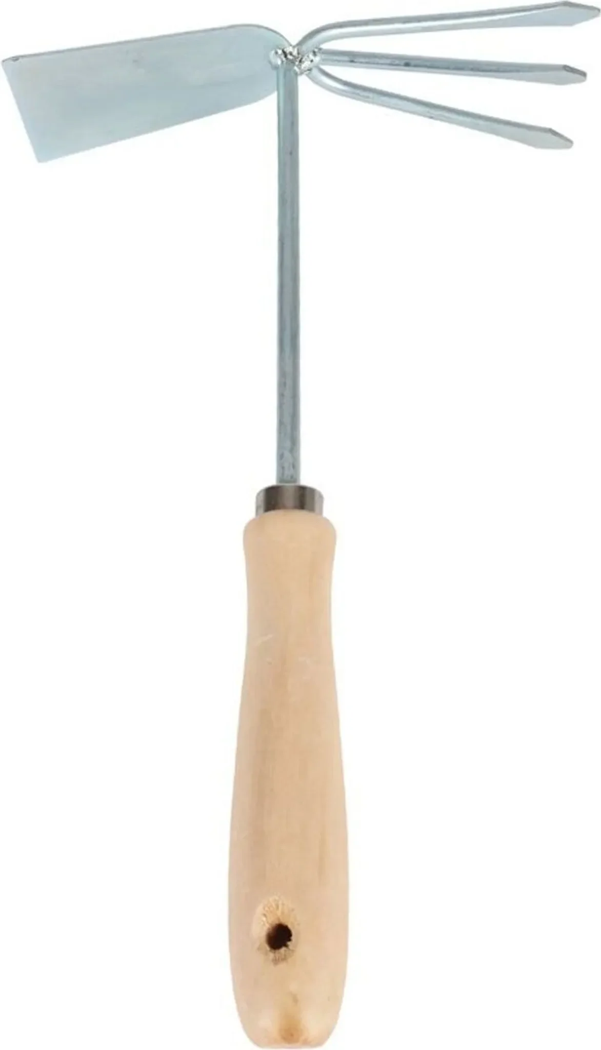 Buri Gartenhacke – Doppelhacke mit Breitblatt & 3 Zinken