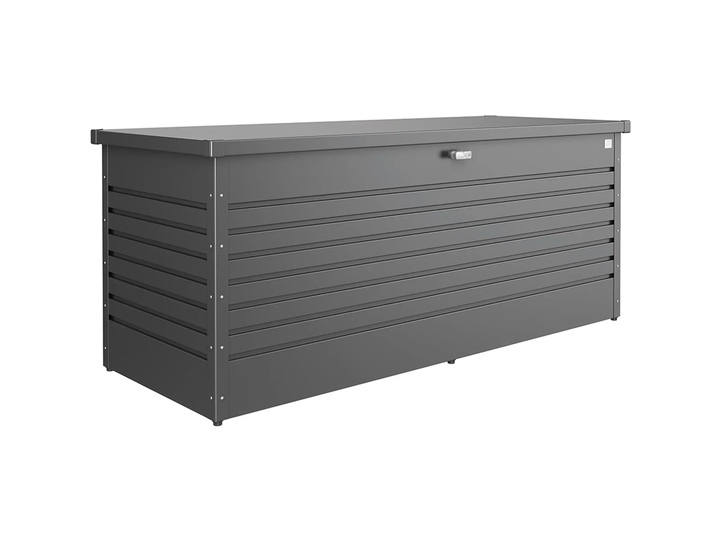 Biohort FreizeitBox Gr 200 Aufbewahrungstruhe Dunkelgrau Metallic
