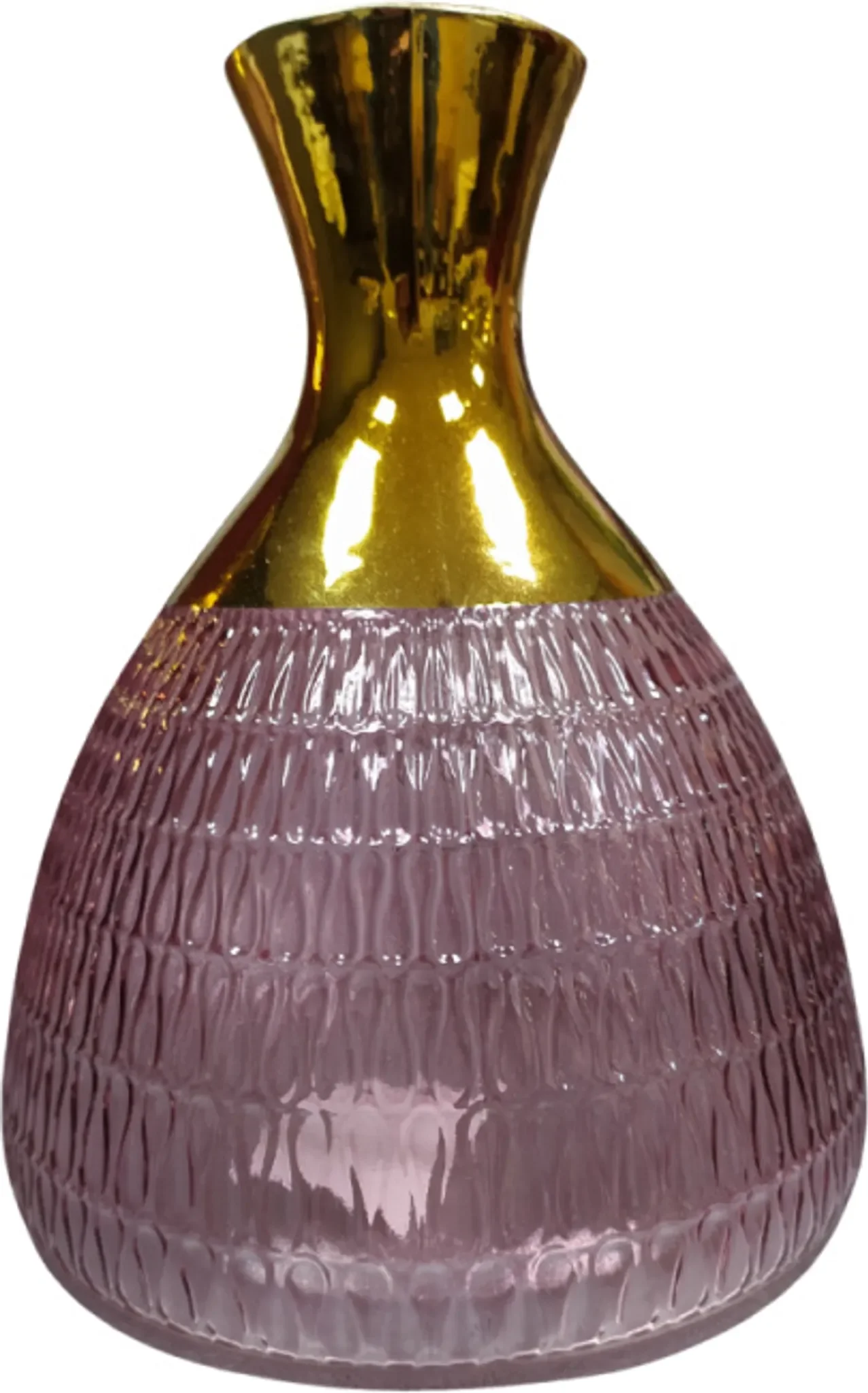 MARDECOR Vase „Glamour“ – Hellrosa, 19 cm